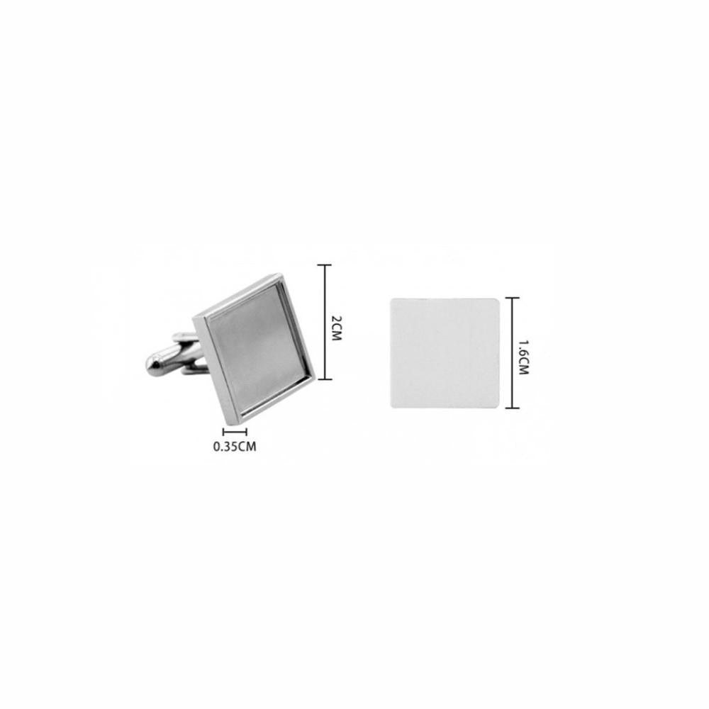 Cufflinks square 2x2 sublimation print — product image 1