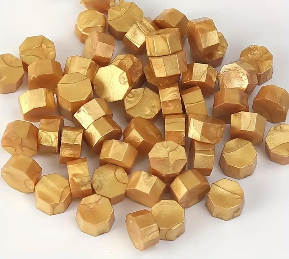 Golden sealing wax, 40 pieces — product image 1