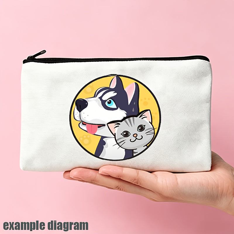 Corporate Custom s Photo/Logo White Zipper Toiletry Bags - Heavy-Duty – Client – image 2