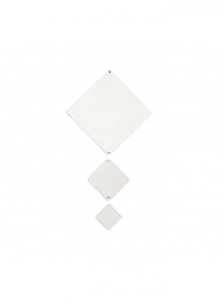 Wooden plaque hanging in a diamond-shaped sublimation — product image 2