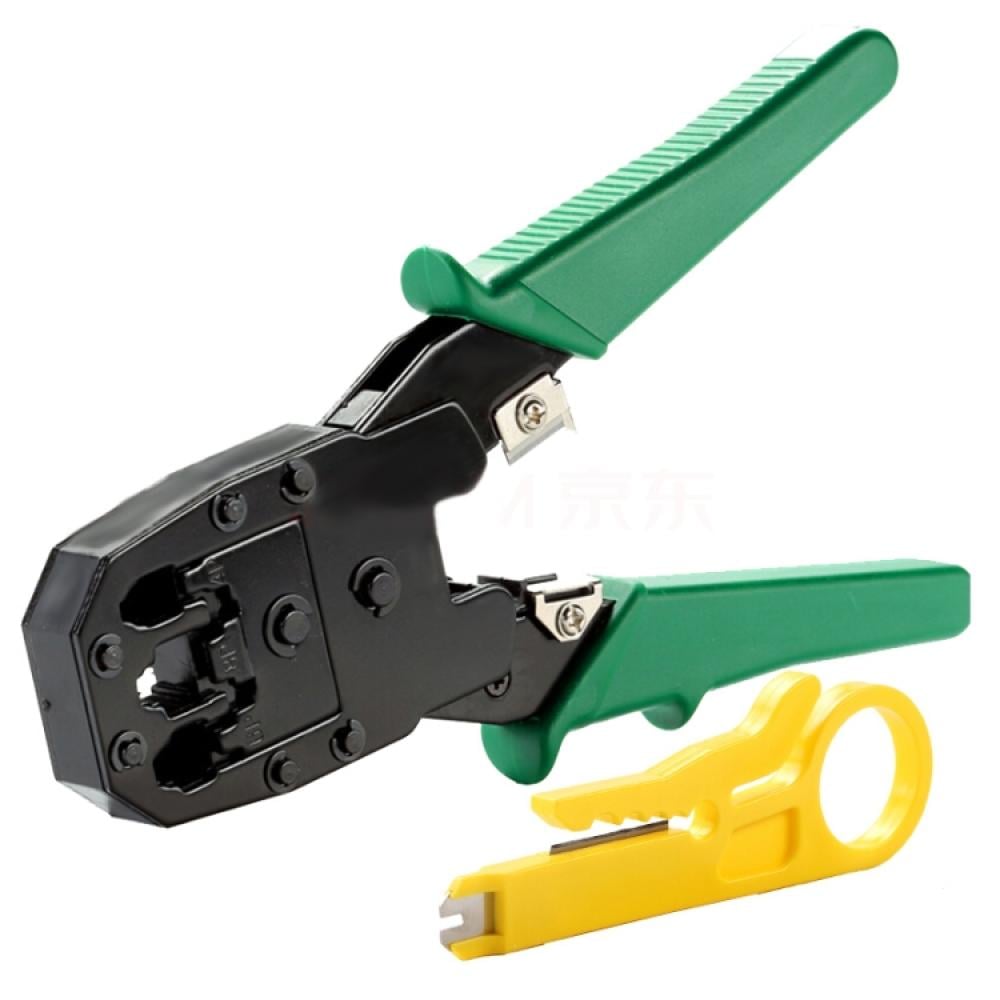 Network and telephone cable head press for precise installation — product image 1