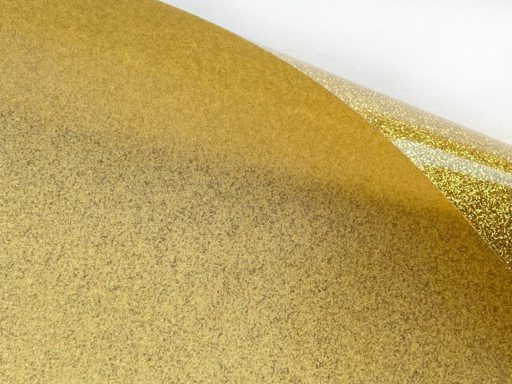 heat-transfer vinyl, gold glitter fabric — product image 3