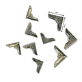 Silver corners, 50 pieces, size 1.5 * 1.5 cm — product image 1