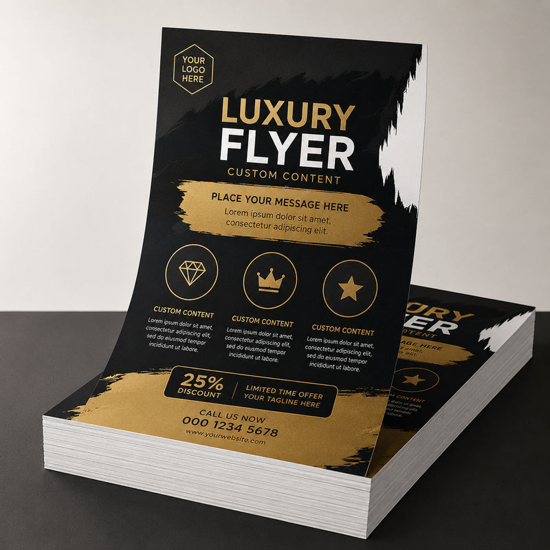 Signature Custom Flyer Design, Blending Food and Beauty Elements, in a Modern and Fresh – Event – image 1