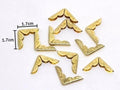 Decorative Gold Metal Corners to Protect Edges of Notebooks and Photos - 50 Pieces — product image 1