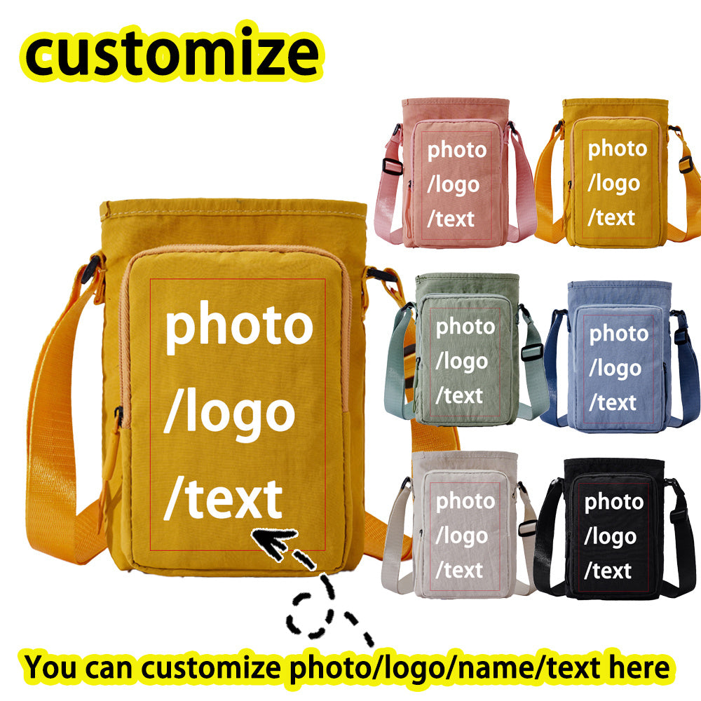 Women's Crossbody Bag, 1pc Made of Nylon Material, with LOGO/PHOTO/NAME/TEXT. | Made-to-Order Branded – image 2