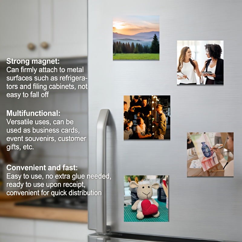 Bulk Custom Magnetic Photo Magnets Suitable for Business Gifts, Wedding | Promotional Home & Office – image 1