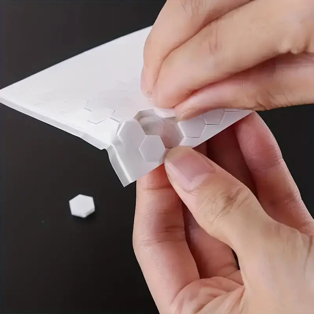 Double-sided adhesive, small hexagonal shape, 250 pieces — product image 2