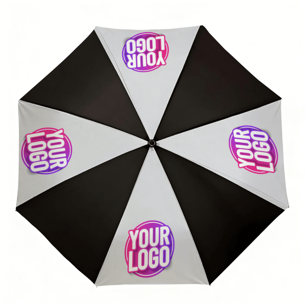 Logo-Ready Specialized Promotional Product – Custom Logo Folding Umbrella, Octagonal Pattern Printing, Fully – image 3