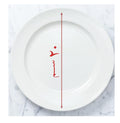 Circle porcelain plate — product image 1