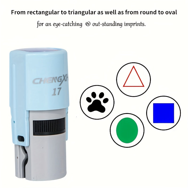 Use Initial/Logo/Small Icon/Artwork Customization - Round Self-Inking Stamp | Business-Ready Packaging & – image 3