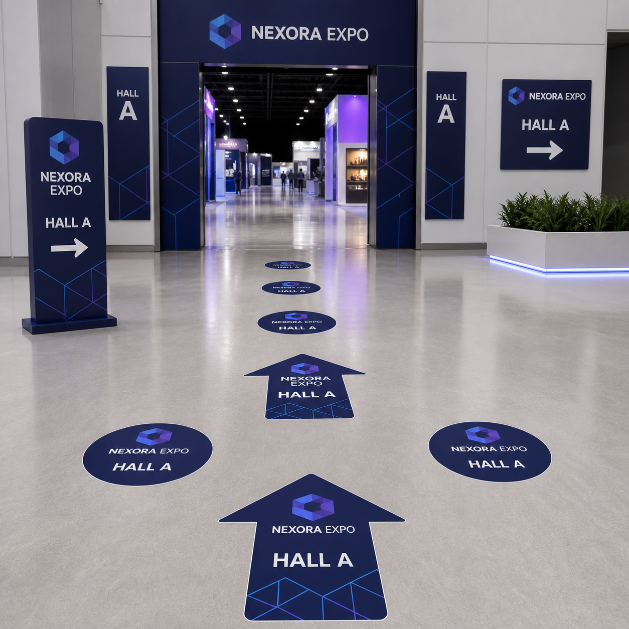 Custom Floor Directional Stickers