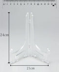 Transparent plastic stand, size 24 cm — product image 1