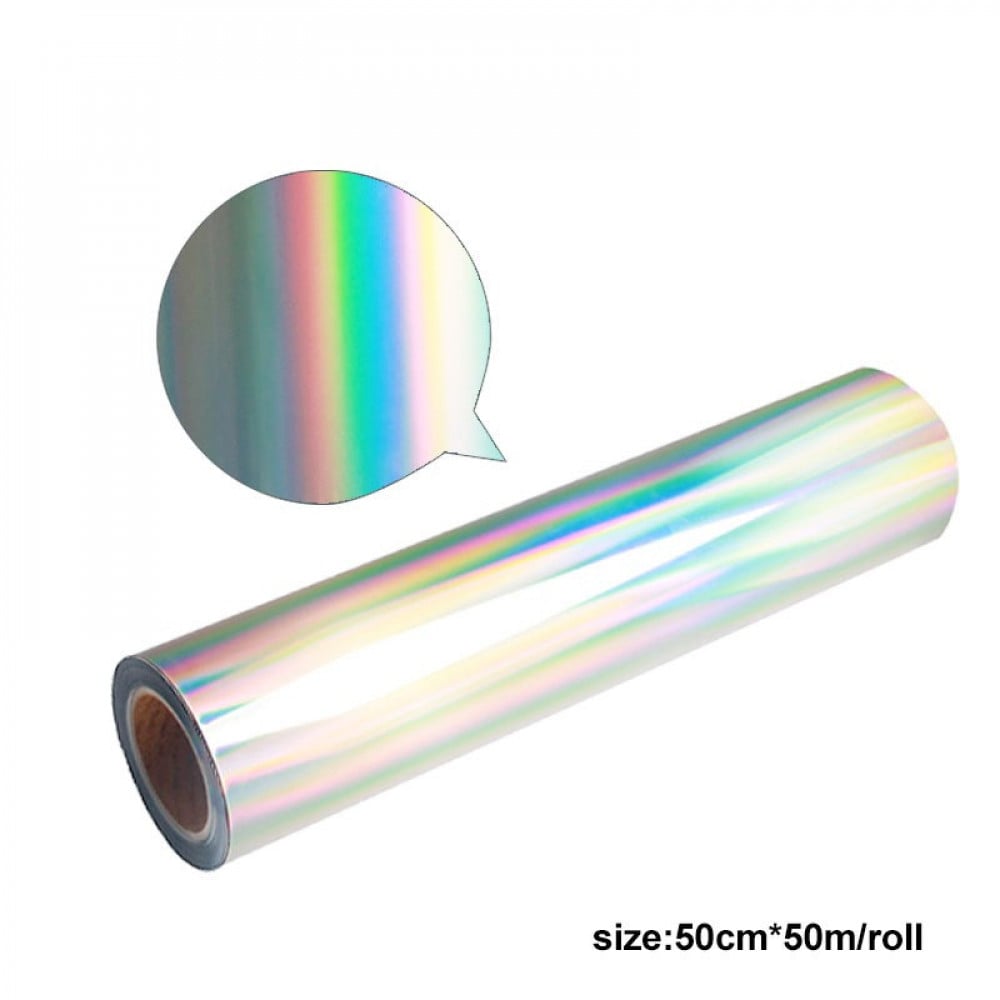 White color changing hologram heat-transfer vinyl — product image 2