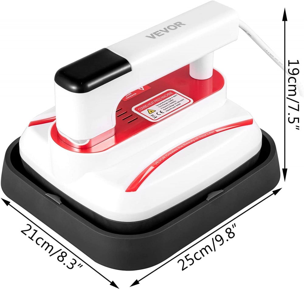 Portable manual heat press 18cm*8cm — product image 3