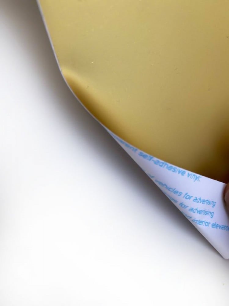 Matte gold adhesive vinyl, 100*30 cm — product image 2