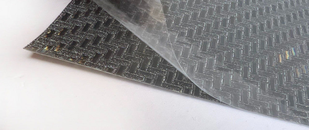 A4 silver glitter surface sticker — product image 2