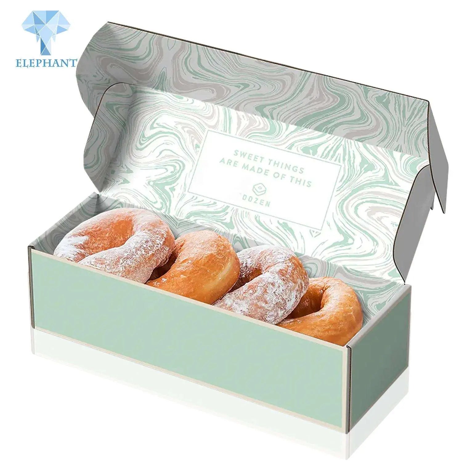 Custom Take Out Food Bakery Bread Donut Pastry Cake Cookie Packaging Boxes 