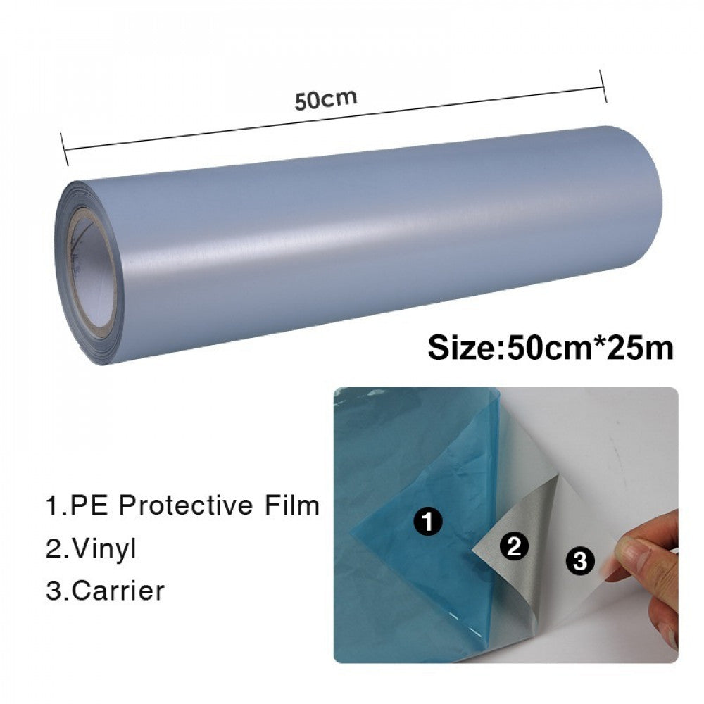 heat-transfer vinyl dark gray reflective fabrics1 — product image 3