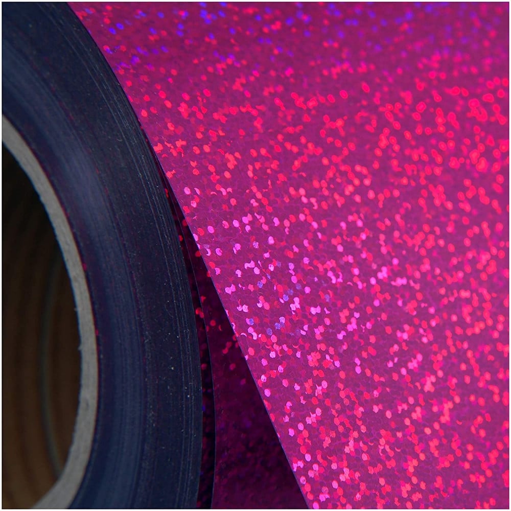 heat-transfer vinyl hologram fabrics fuchsia — product image 4
