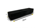 Wooden stand for acrylic panels 20 cm black A4 — product image 1