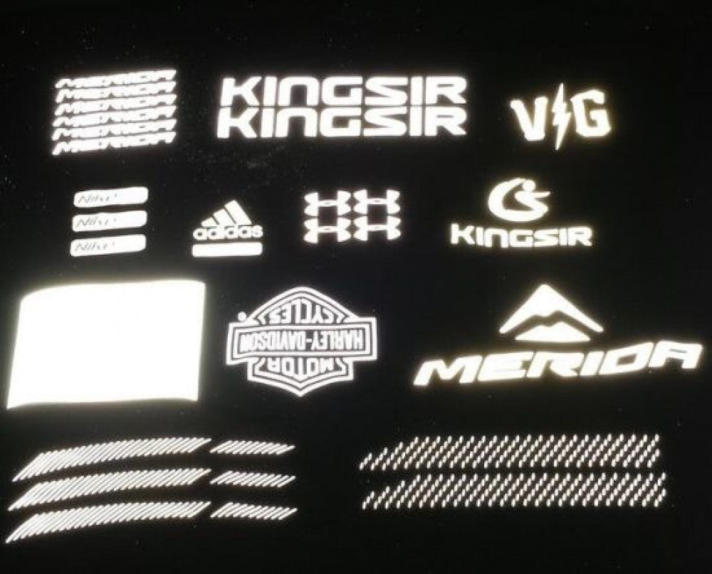 sublimation printing vinyl, white reflective fabric — product image 2
