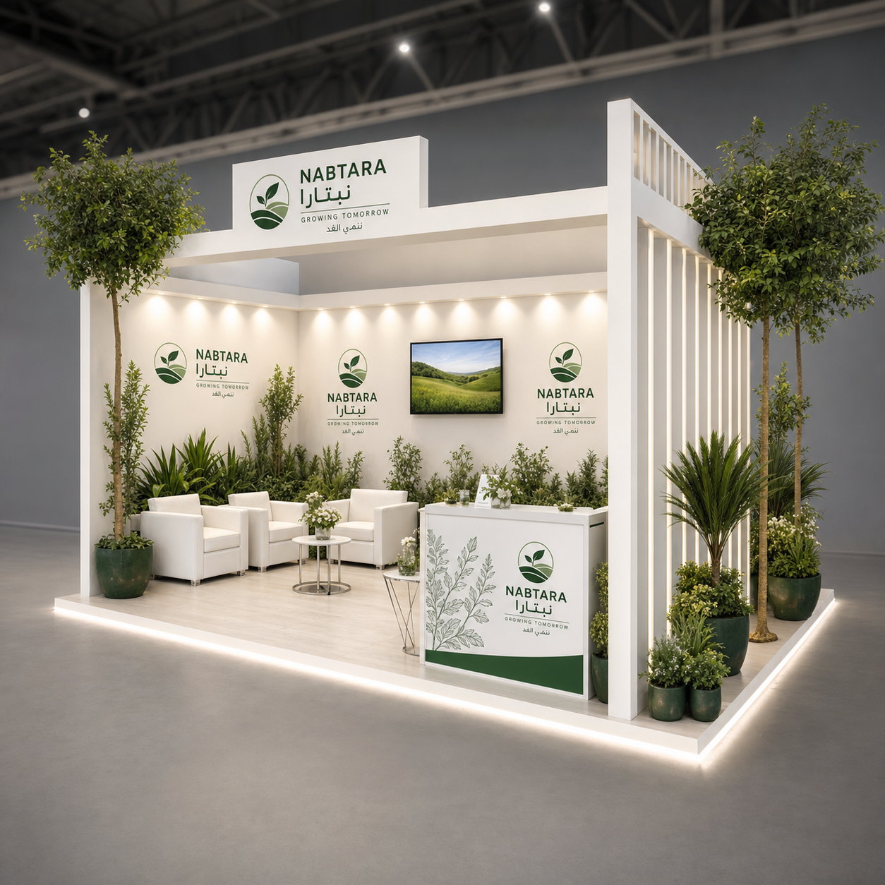 NABTARA 4×4 sustainable exhibition booth