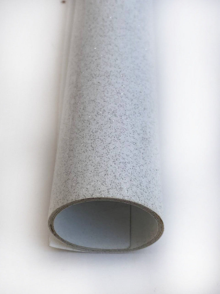 heat-transfer vinyl, white glitter fabric — product image 2