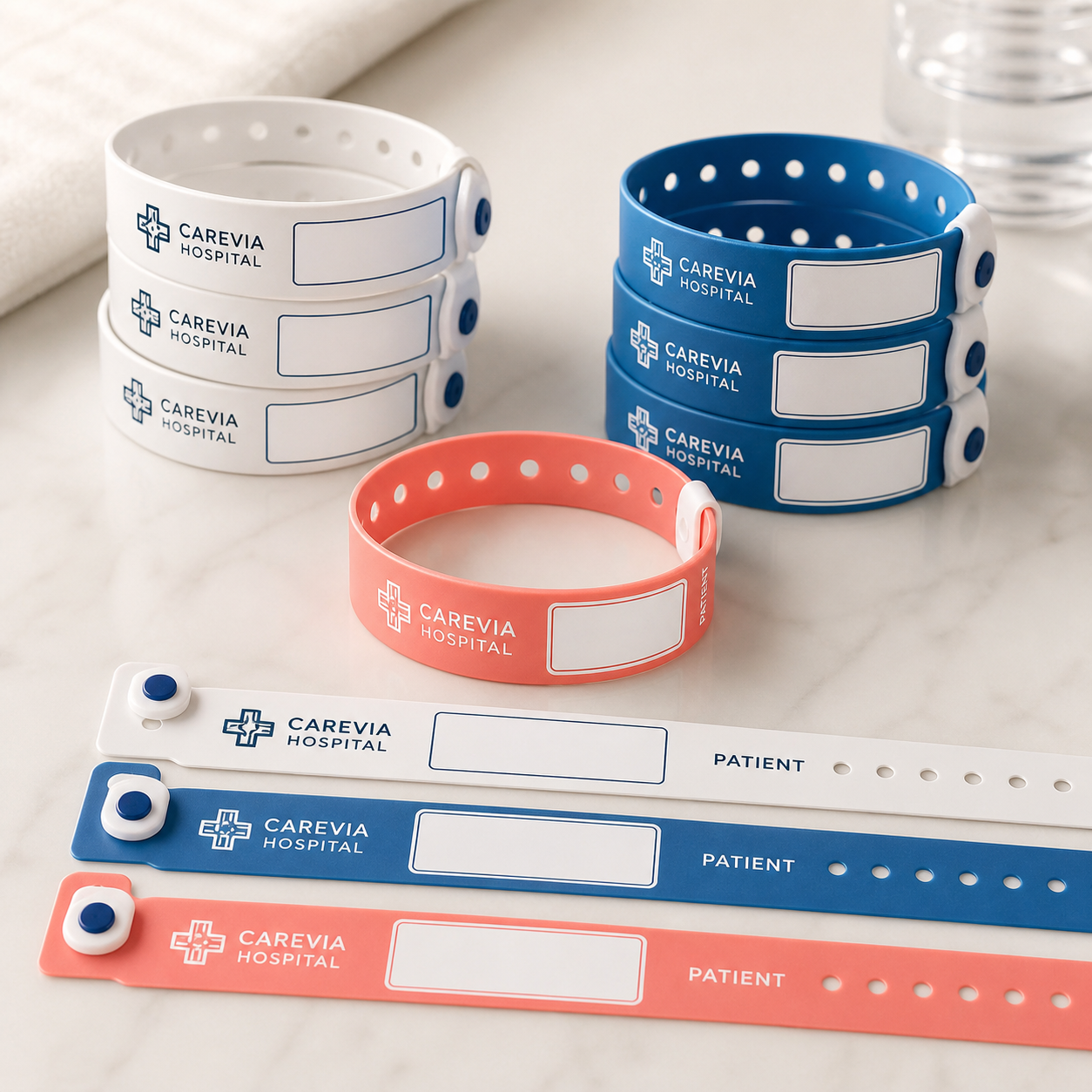 Custom Patient & Visitor Wristbands