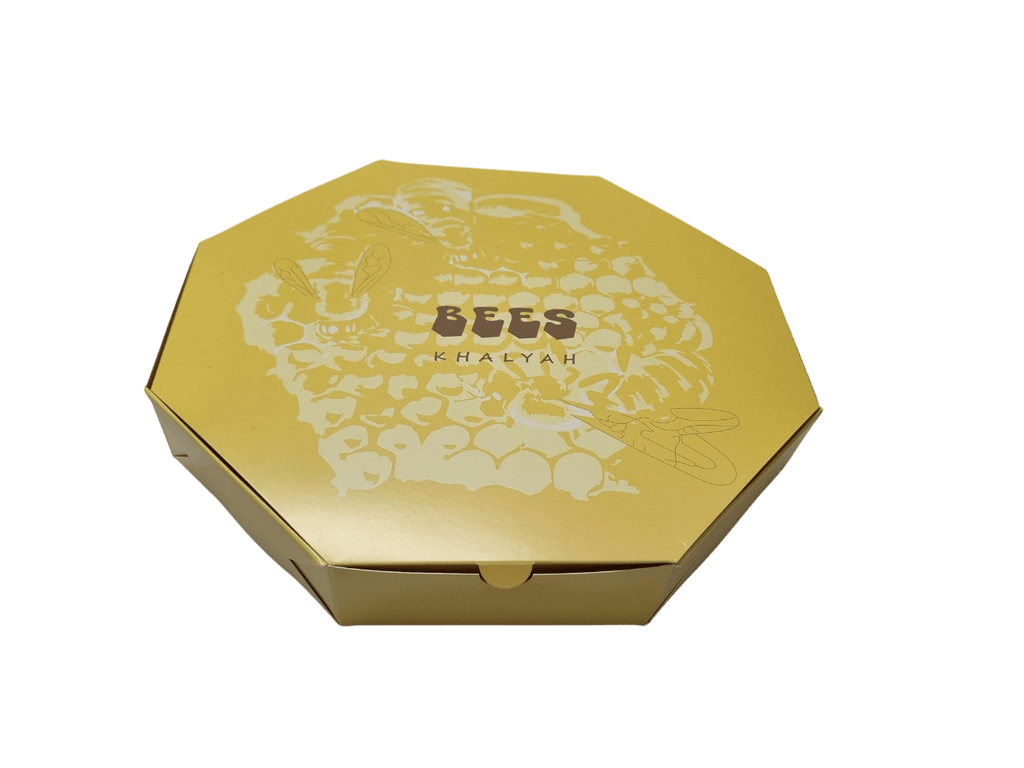 مطبوع حسب الطلب 30×27×5 سم octagon beehive علبة