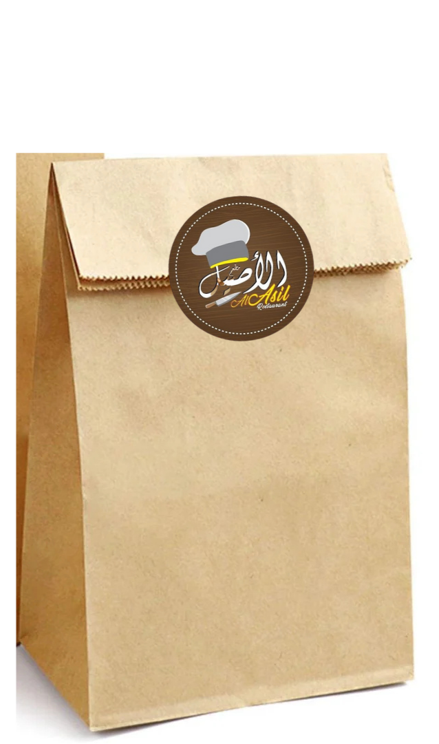 طباعة ستيكر ملصق اغلاق للأكياس