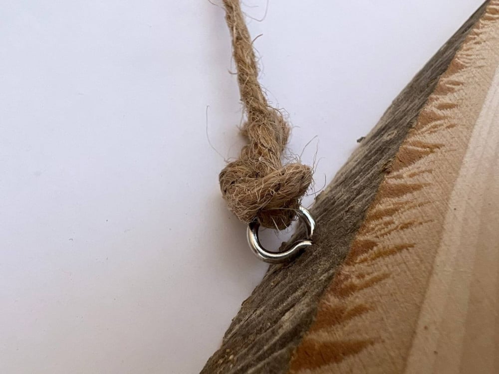Natural wood log, oval shape, size 25 cm — product image 3