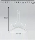 Transparent plastic stand, size 13 cm — product image 1