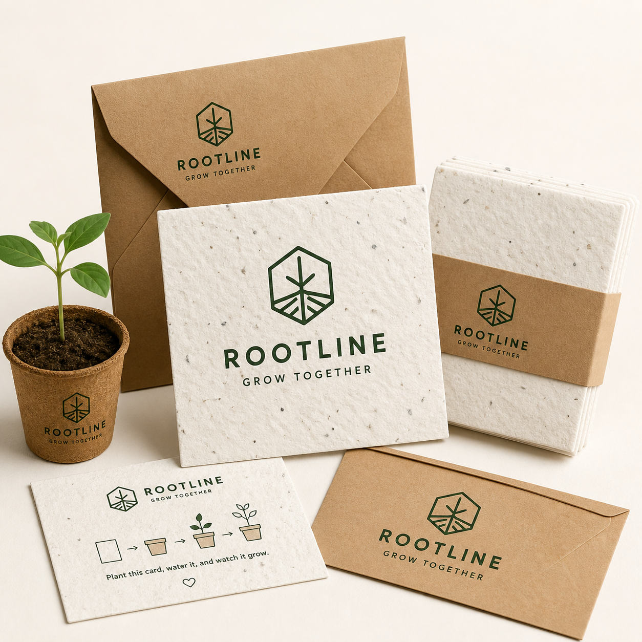Eco-Friendly Seed Paper Cards