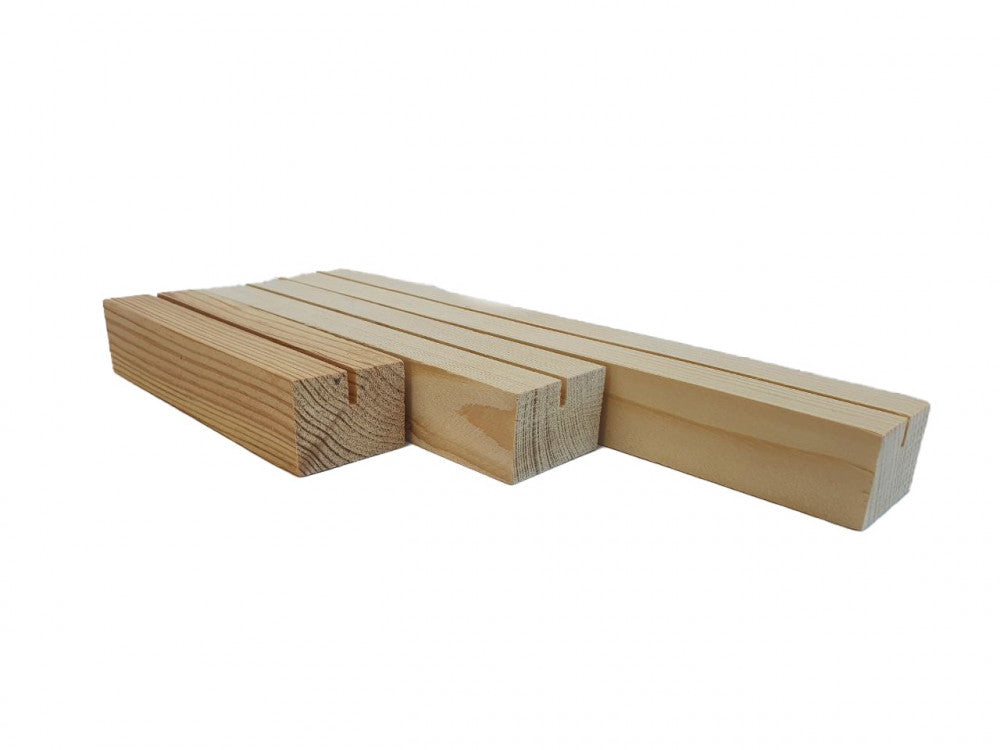 Wooden stand for acrylic panels 30cm (A3) — product image 6