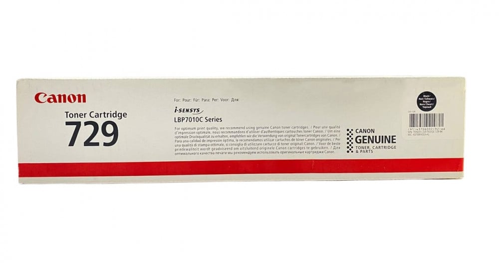 Canon 729 black high-resolution laser printer toner — product image 1