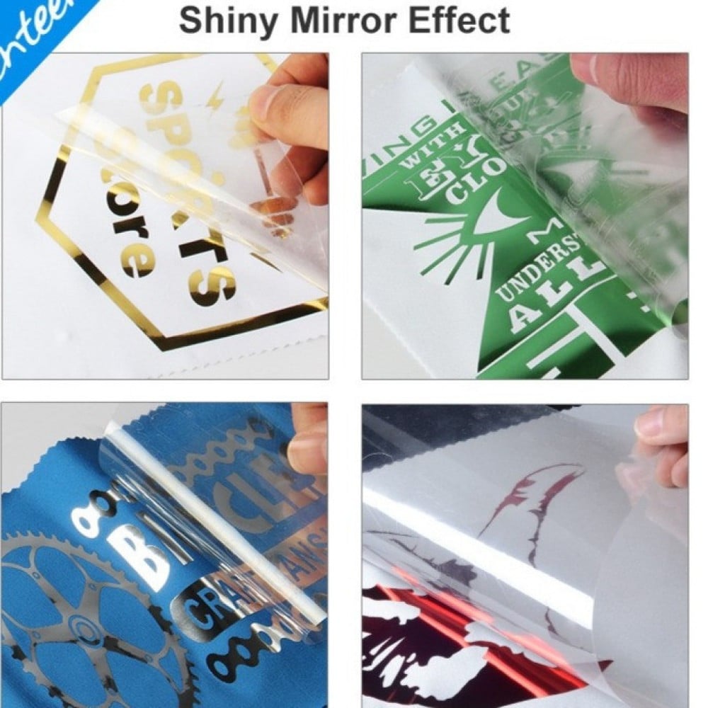 heat-transfer vinyl, red mirror fabric — product image 5