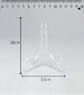 Transparent plastic stand, size 10 cm — product image 1