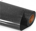 heat-transfer vinyl, black glitter fabric, white granules — product image 1